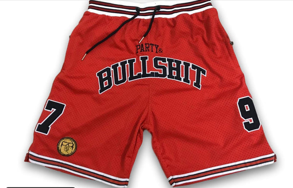 SNKR HEAD-NYC Party & Bullshit Cut & Sew Shorts - RIME