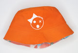 Brooklyn Kreature Reversible Tie Dye and Orange Bucket Hat