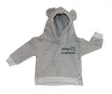 Brooklyn Kreature Bear Hoodie Grey/Blk