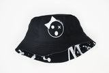 Brooklyn Kreature Black and White Reversible Splatter Bucket Hat