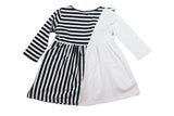 Brooklyn Kreature  Stripe  Ruffle Colorblock Dress