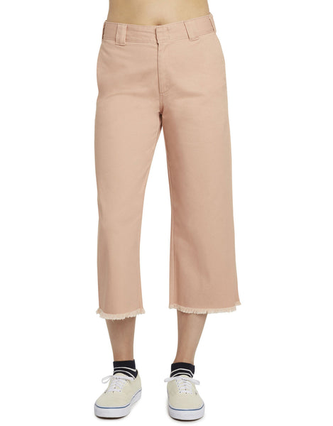 DICKIES - WORK CROP FRAY HEM PANT  [J5002OTBHV] - RIME