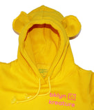 Brooklyn Kreature Bear Hoodie Yellow/Blk